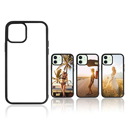 10PCS Sublimation Blanks Phone Case Cases Covers for Apple iPhone 12 and iPhone 12 Proï¼ˆ2020ï¼‰ï¼Œ 6.1-Inch Blank Printable Phone Case for DIY Soft Rubber Protective Shockproof Slim Case Anti-Slip