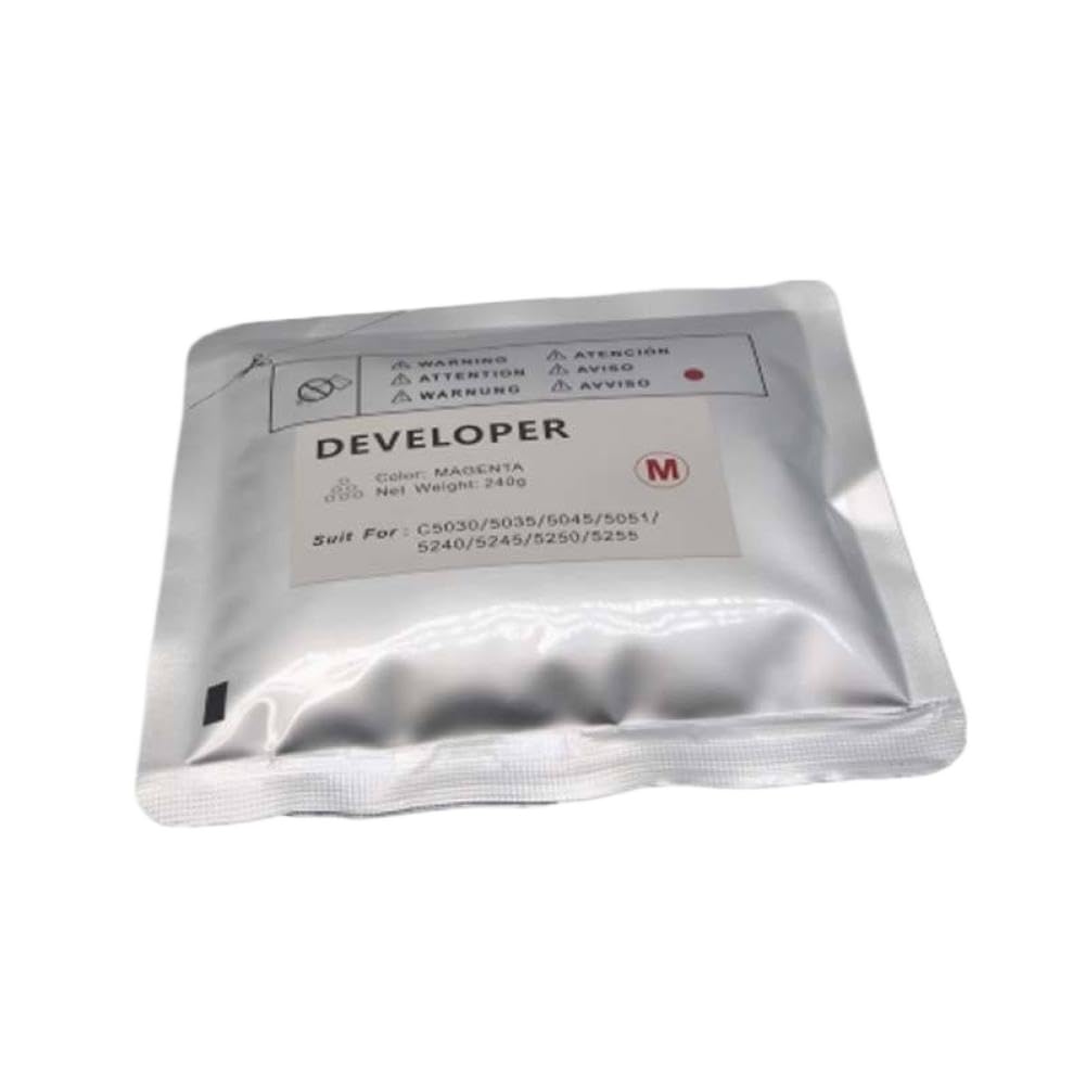 Material revelador K240G para Uso en impresoras C5235 C5030 C5035 C5045 C5051 C5240 C5250 C5255 - Reemplazo del desarrollador CMY(M)