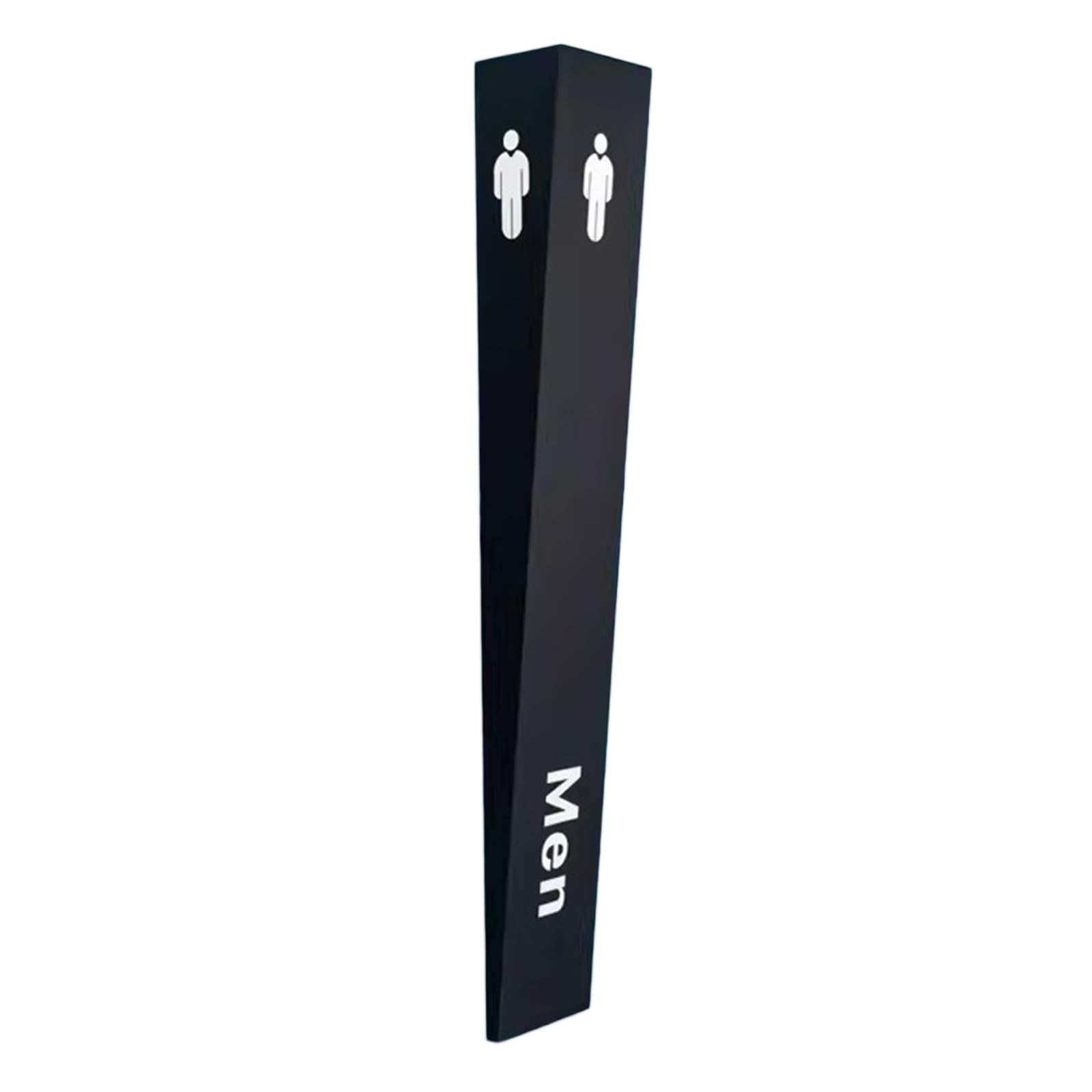 vrfvsdasAAS LED restroom sign, Wall Hanging Restroom Sign, Stainless Steel Toilet Signs,for Business or Office and Restaurants, 60x9cm