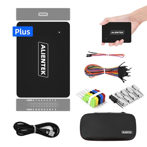 DL16 Plus USB Logic Analyzer with 500MHz Max Sample Rate,16Channels, 3.5Gbits Memory, USB 2.0 Interface,ARM FPGA Debug Protocol Decoding Software (DL16 Plus+Big/Small Test Hook)