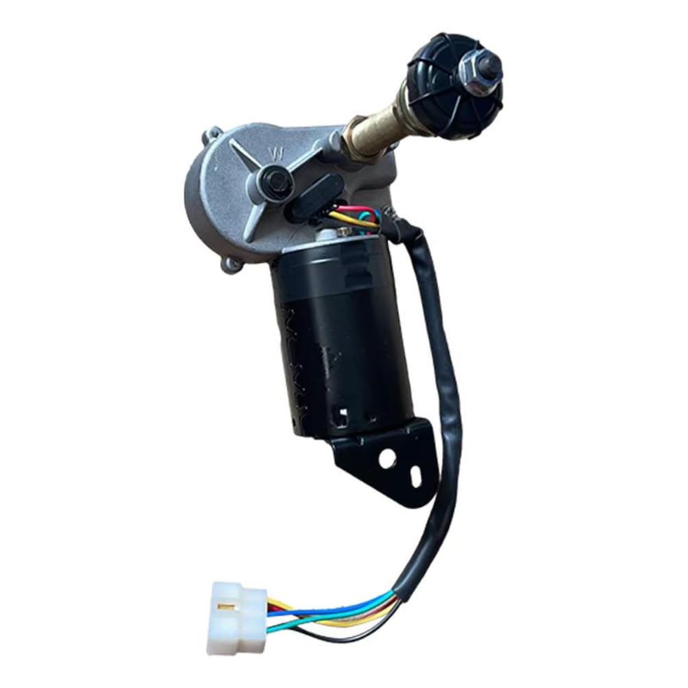 Wiper Motor 24187 Compatible with Komatsu PC200-3, PC100-3, PC120-3, PC150-3, PC220-3, PC300-3, PC400-3, PC18MR-3, PC45M