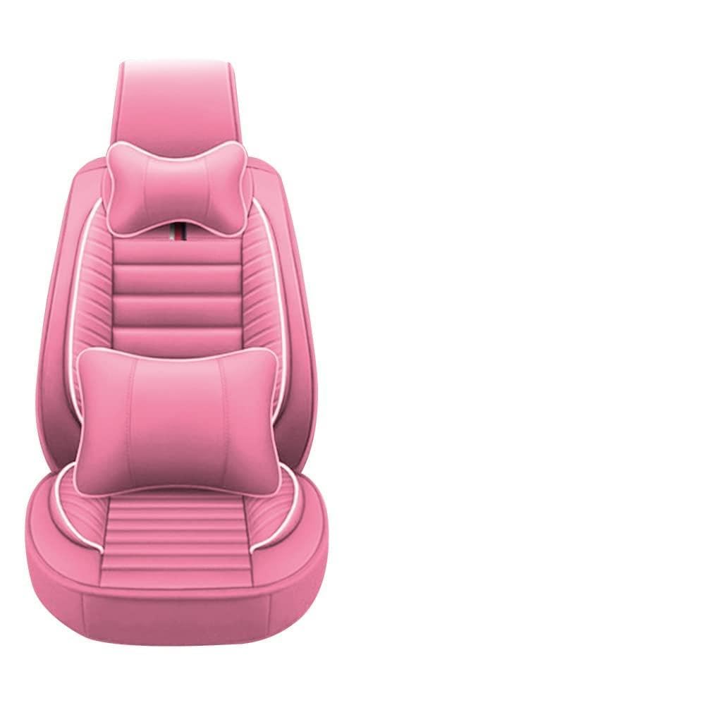 DTGPRO Car seat cover set suitable for Lincoln Navigator Mkz Mkc Mkx Mks Mkt Suitable for car seat covers/Pink Deluxe Edition