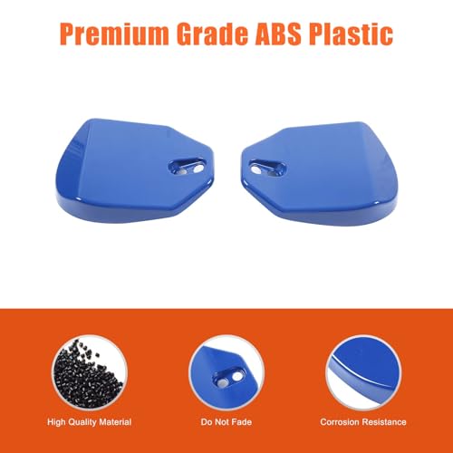 Image of TOYCIDFG Engine Bay Shock Protection Panel Cover Trim Compatible with Chevrolet C8 Corvette 2020-2025 Absorbing Tower Cover Caps (Blue)