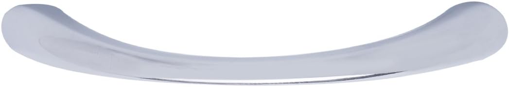 Amazon Basics Tapered Bow Cabinet Handle, 3-inch Length (2.52-inch Hole Center), Polished Chrome, 10-Pack