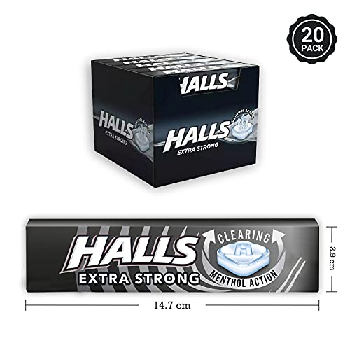 A2Z Store, Halls Extra Strong Menthol Flavour Pack Of 20 #TOP1