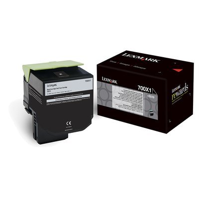 Évitez les pannes d'encre avec le toner noir Lexmark 700X1 à rendement extrêmement élevé