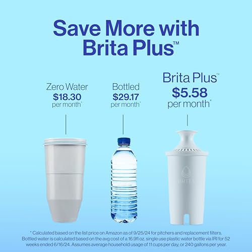 brita ultramax large water dispenser with 1 britaplus filter 27 cup capacity black package may vary