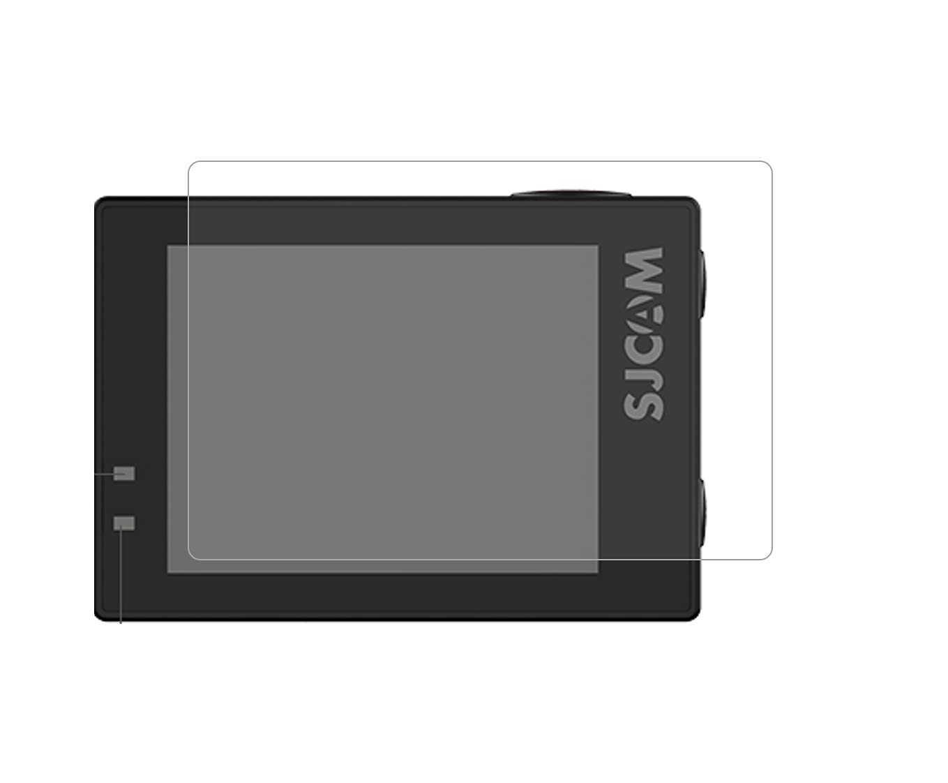 DVTECH? High Definition 9H Crystal Clear view Camera Screen protector for SJCAM SJ6 Legend (2 inch) -Not a Tempered Glass