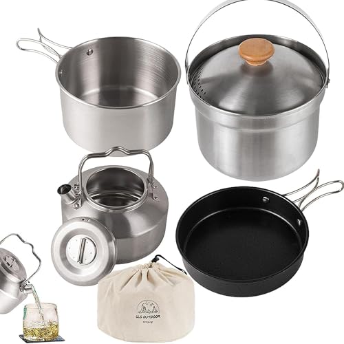 Pantress キャンプクッカーセット 4点