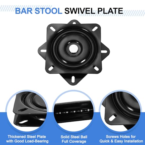 Plateau pivotant carré pour fauteuil inclinable de salon et table basse - 4