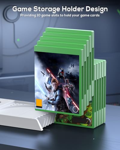 Image of MENEEA Cooling Fan &Charging Stand for Xbox Series X Console and Controller
