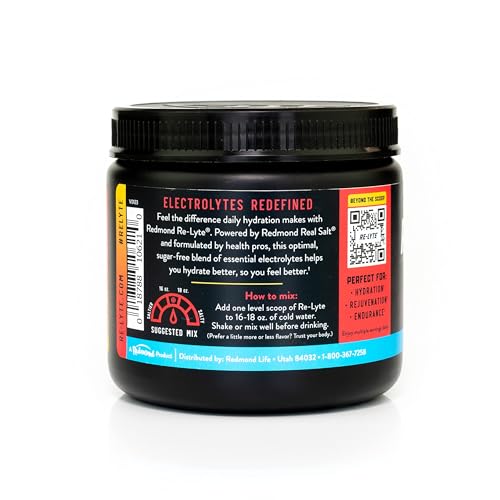 redmond re-lyte hydration electrolyte powder mix strawberry lemonade