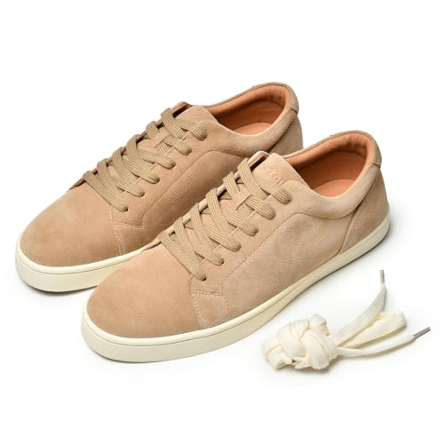 Image of Go Tour Men's Casual Suede Leather Handmade Sneakers