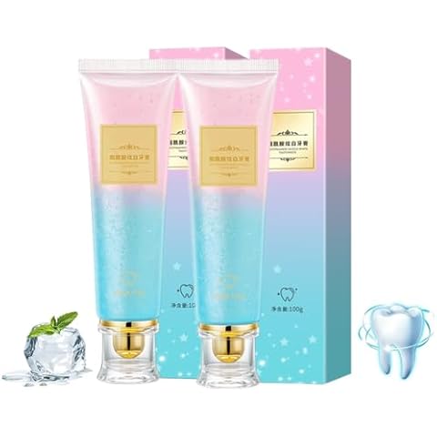 2PC Niacinamide Toothpaste,Whitening Toothpaste,Tripel Whitening Niacinamide Whitening Toothpaste,Niacinamide Whitening Toothpaste Fresh Breath Toothpaste Cover