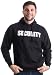 Ann Arbor T-shirt Co. Security | Security Guard Fleece Hoody, Glow In The Dark Hooded Sweatshirt (Hood,2X)