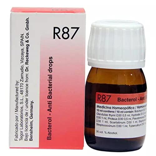 See full amazon price history chart for DR RECKEWEG R 87 ANTI BACTERIAL 30 ML RECKEWEG DR RECKEWEG R 87 ANTI BACTERIAL 30 ML RECKEWEG (B01KUJL8X8) Amazon Price History, Amazon Price Tracker