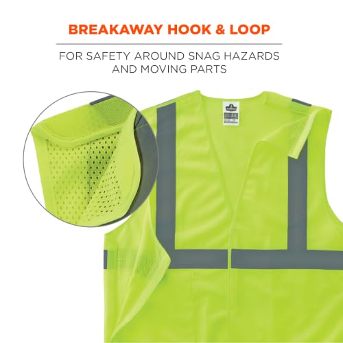 Image of Ergodyne GloWear ANSI High Visibility Orange Breakaway Reflective Safety Vest