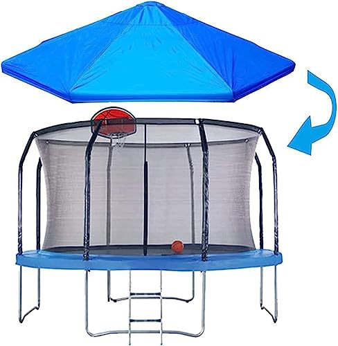 8ft Outdoor Trampoline Canopy, Suitable for Sun and Rain and Snow, Backyard Trampoline Tent Shade, with Framed Canopy