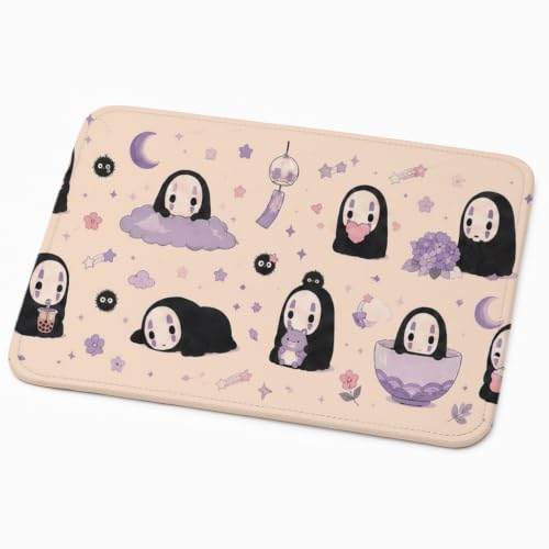 Image of Mouse Pad for Laptop & Desktop | 9x7 Inch Anti-Fray Stitched Edges | Non-Slip Rubber Base | Desk Setup Accessory for Students, Gamers & Professionals (No face)
