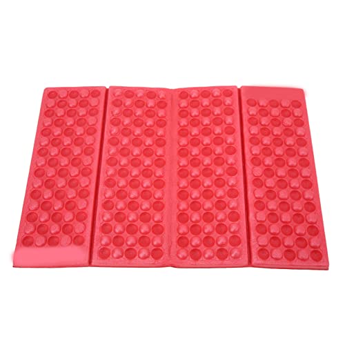 for Picnics, Portable Folding EVA Seat Pad, Beach, Camping, Watertight and Comfortable Seat Cushion, Lightweight Camping Cushion and Compact Picnic Mat (red)