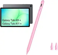 Caneta Stylus Tab A11+ para tablet Samsung Galaxy Tab A11/A9/A9+Plus Android com carregamento rápido, telas sensíveis ao toque e estilistas precisos (rosa)
