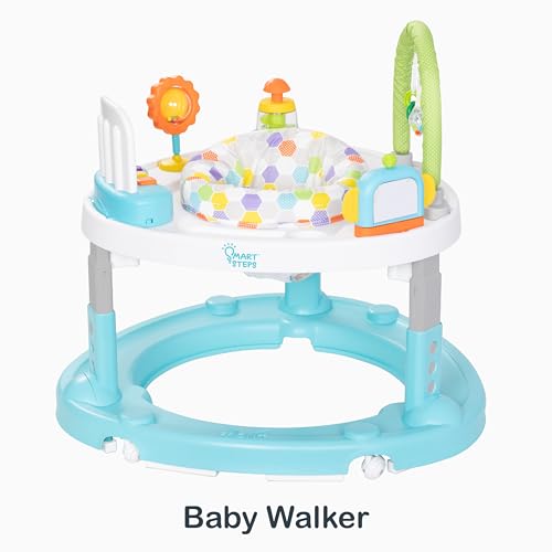 Image of Smart Steps Bounce N' Dance 4-in-1 Activity Center Walker, Hexagon Dots