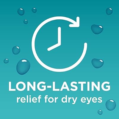 BLINK Tears Lubricating Eye Drops, Moisturizing & Soothing for Mild to Moderate Dry Eyes, with Hyaluronate, Reduces Discomfort, Long-Lasting Hydration, Soothes & Moisturizes, 1 Fl Oz