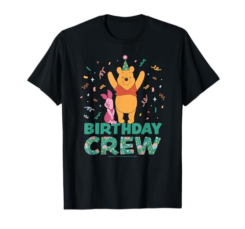 Image of Disney Winnie the Pooh & Piglet Birthday Crew Party Matching T-Shirt