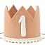 Brown 1st Birthday Crown