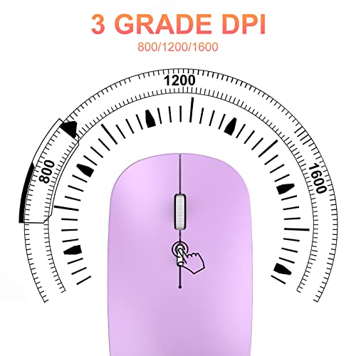 Wireless-Mouse-24G-Optical-Cordless-Mouse-with-USB-Receiver-Ultra-Silent-Ergonomic-LED-Mouse-AA-Battery-Used-Computer-Mouse-for-PC-Laptop-Desktop-MacBook-Windows-Purple