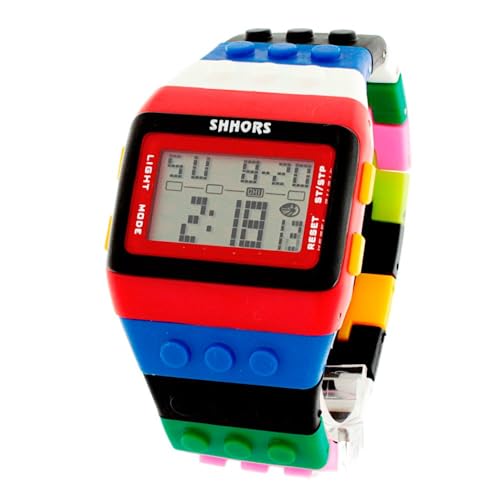 La mejor selección de Reloj Tumblr los 5 más buscados. 49 BLACK MAMUT Reloj Pulsera Digital Multicolor, Cronómetro, Alarma, Luz y Calendario (Azul Multicolor)