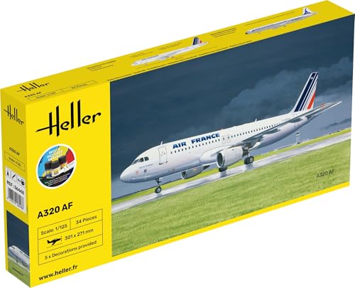 Heller Maquette Avion : Starter Kit : Airbus A320 Air France