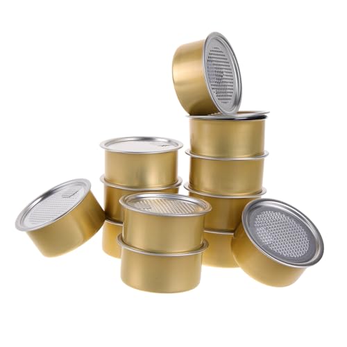 GRIRIW Large Tins for Cat Food Bulk Empty Meat Cans Food Storage Containers Lids Aluminum Can Organizer