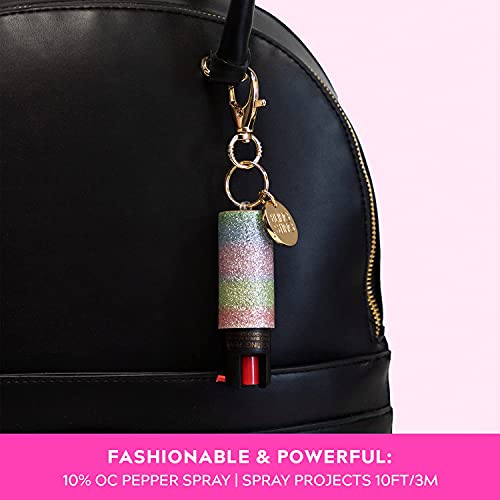 Blingsting Pepper Spray Maximum Oc Strength Self Defense Spray For Women, 12 Ft Spray Range & Uv Dye #TOP4