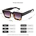 GFUIARA Trendy Square Sunglasses for Men Women Fashion Thick Rectangle Sun Glasses UV Protection Shades Designer Style