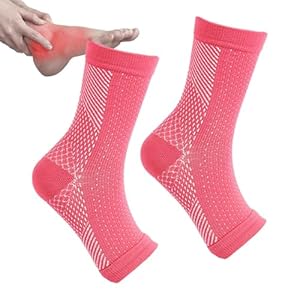 Generisch Neuropathie-Socken für Herren | Knöchelärmelsocken Kompressionssocken | Knöchel-Ärmel-Socken, Fuß-Kompressions-Ärmel zum Laufen