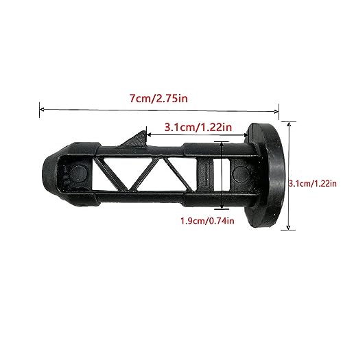 Image of 12 Pack Wheeled Trash Can Lid Latch Pins Rotating Hinge Axle Plug OD 2CM 0.78'' Link Bolts for Outdoor Wheelie Garbage Collector with Wheel Rollout Disposal Bin Commercial Waste Container