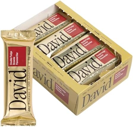 David Fudge Brownie Flavored Protein Bars | 28g Protein | 12 Pack