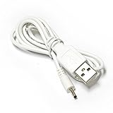 White USB Charger Cable For Matricom G-Tab Quantum 10 Tablet