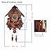Ninefish Handcrafted Cuckoo Clock with Dancing Figures: A Wall-Mounted Cuckoo Clock for Your Home Decor to Add a Natural Countryside Touch and Perfectly Accent Your Living Space