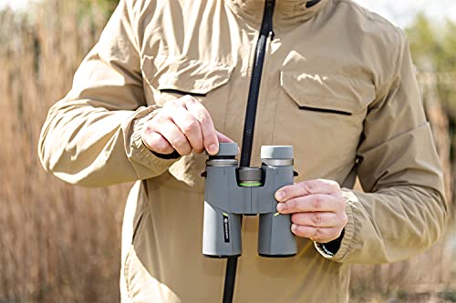Bresser Fernglas 10x42 Wave, wasserdicht, mit BaK-4-Glas, UR-Vergütung und Brillenträgerokularen, perfekt für Naturbeobachtungen, auf Reisen und beim Wandern – Bild 7