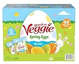 Spring Eggs Veggie Chips Snack Pack, 40 Count, 0.5 oz Bags, Sea Salt Flavor, No Artificial Preservatives