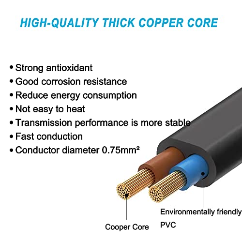 YACSEJAO Cavo di alimentazione prolunga di tipo C