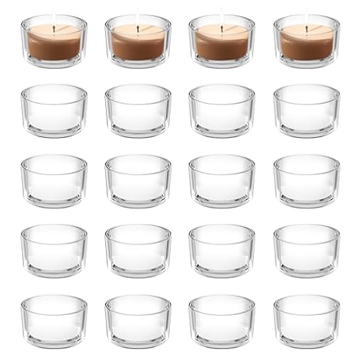 Dalephoric 20 Piezas Portavelas Cristal, Portavelas Decoracion 4,6 x 2,5 cm, Porta Velas Transparente, Vasos para Velas, Portacandelitas, para Centros Decorativos de Mesa, Bodas, Cumpleaños | Ya disponible en tu tienda friki favorita! En mundofriki.es!
