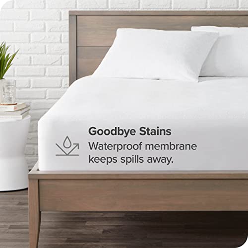 Bare Home Mattress Protector Double Size, 135x190 cm, Premium 100% Waterproof Mattress Protector, Vinyl Free - Image 2