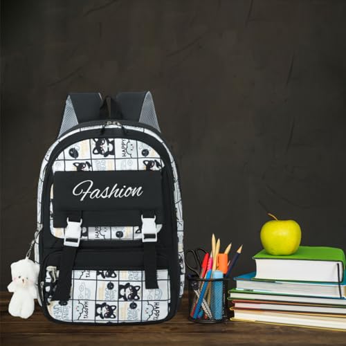Image of Tinytot 30 Litre Japanese Korean Style School Bag Water-Resistant Laptop & Travel Backpack - Unisex Large 18 Inches Multipurpose Student Backpack for Boys & Girls, Men & Women