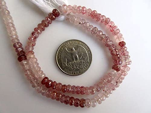 Quartz fraise en perles facettées de 5mm, le choix parfait pour composer un bijou à offrir