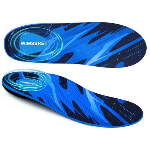 Plantar Fasciitis Relief Insoles with High Arch Support - Heavy Duty Support and Heel Pad, Orthotic Shoe Inserts for Moderate Pronation, Arch Pain, Flat Feet, Men Women, All-Day Comfort