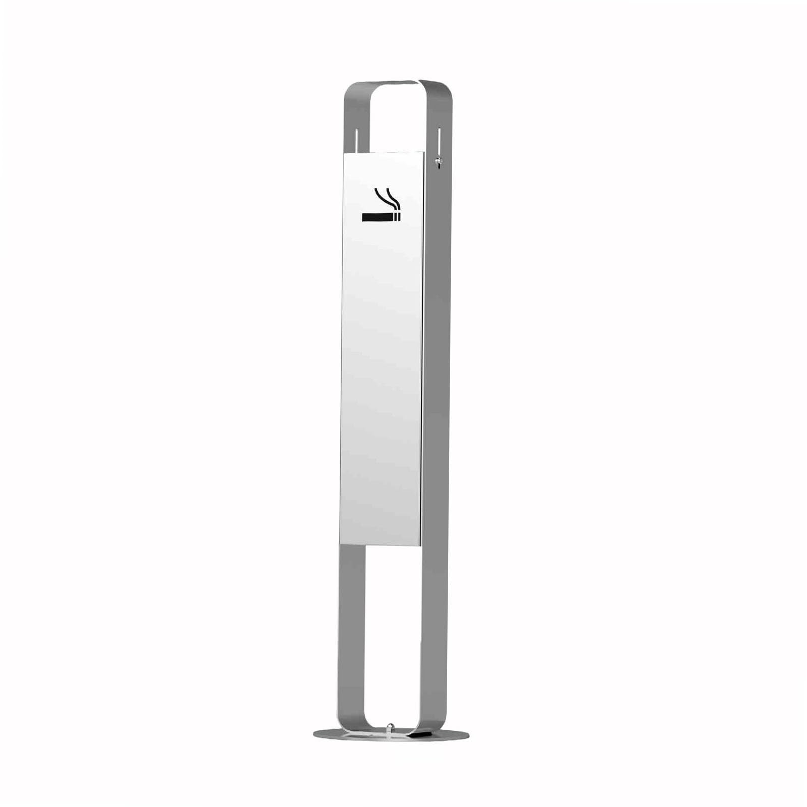 Pedículo vertical para cigarrillos, columna de ceniza, malla extintora de hollín, capacidad para 200-300 colillas