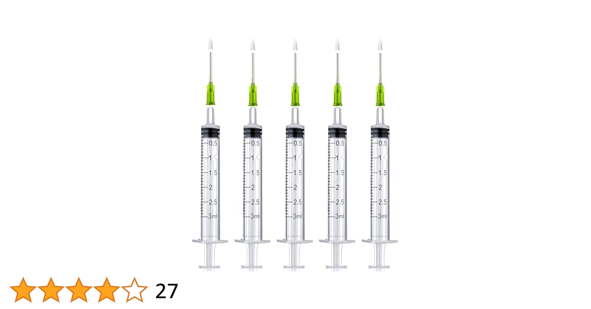 Amazon.co.jp: ShuaWdk シリンジ5枚3ml 14G針付 注射器き 補修用